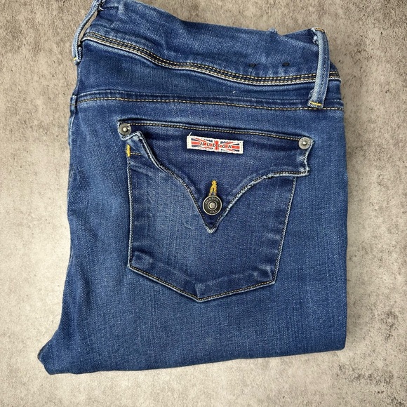 Hudson "Collin" flap destroyed mid rise jeans - Picture 1 of 5